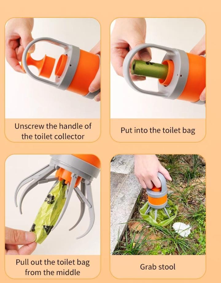 ✨ Recogedor de Residuos para Perros con Mango Largo ✨