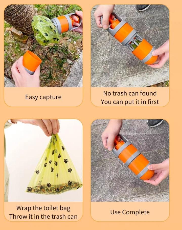 ✨ Recogedor de Residuos para Perros con Mango Largo ✨