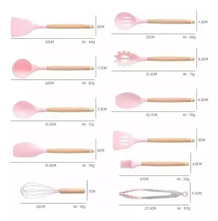 ¡Transforma tu cocina con el Set de 19 Utensilios de Cocina! 🍴✨