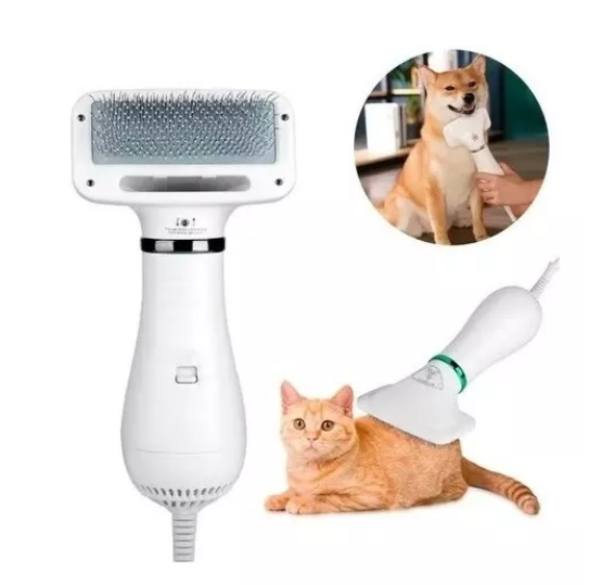 ✨ Cepillo Secador Plus Solutions 2 en 1 para Mascotas ✨
