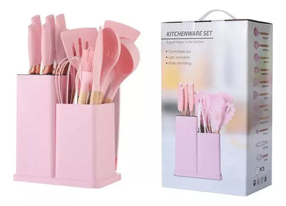 ¡Transforma tu cocina con el Set de 19 Utensilios de Cocina! 🍴✨