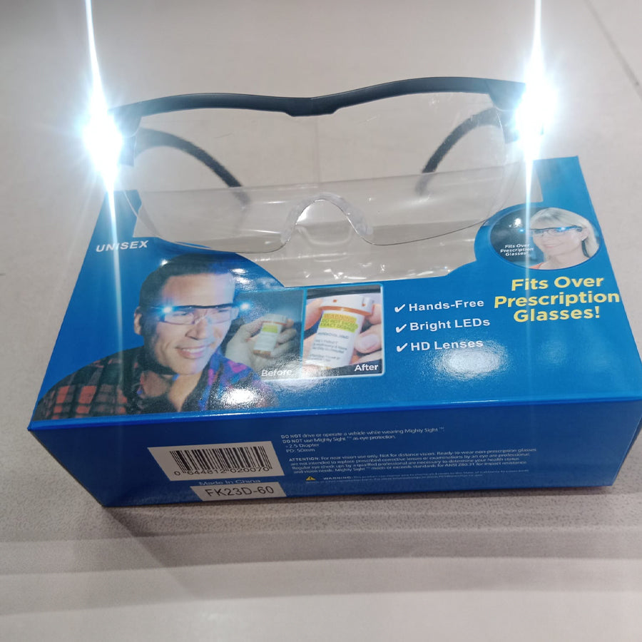 Gafas De Lectura Lupa y Luz Fk23d 60